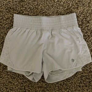 MPG Light Gray Athletic Shorts